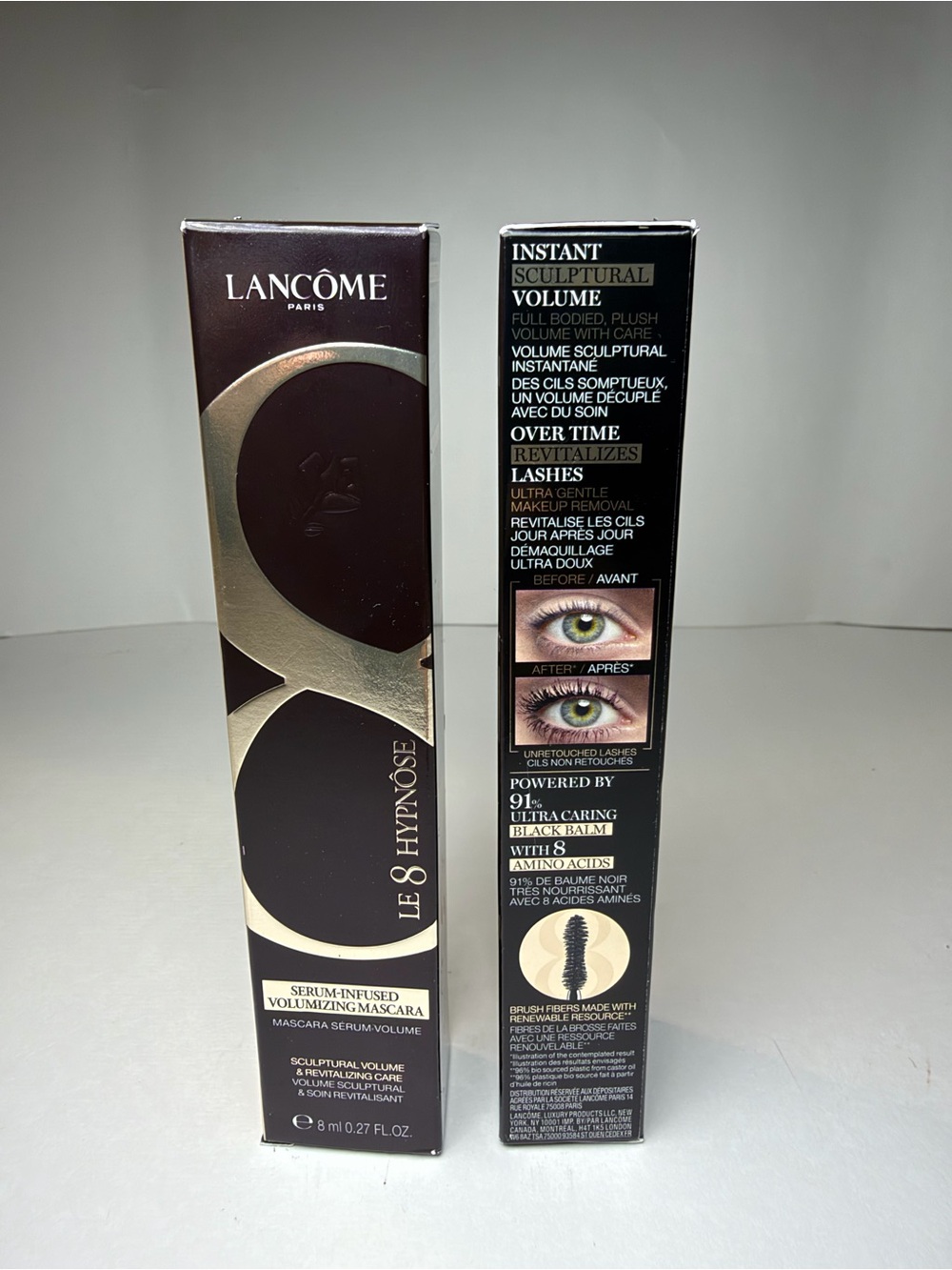 Lancôme Le 8 Hypnôse Serum-Infused Volumizing Mascara - Black BUNDLE